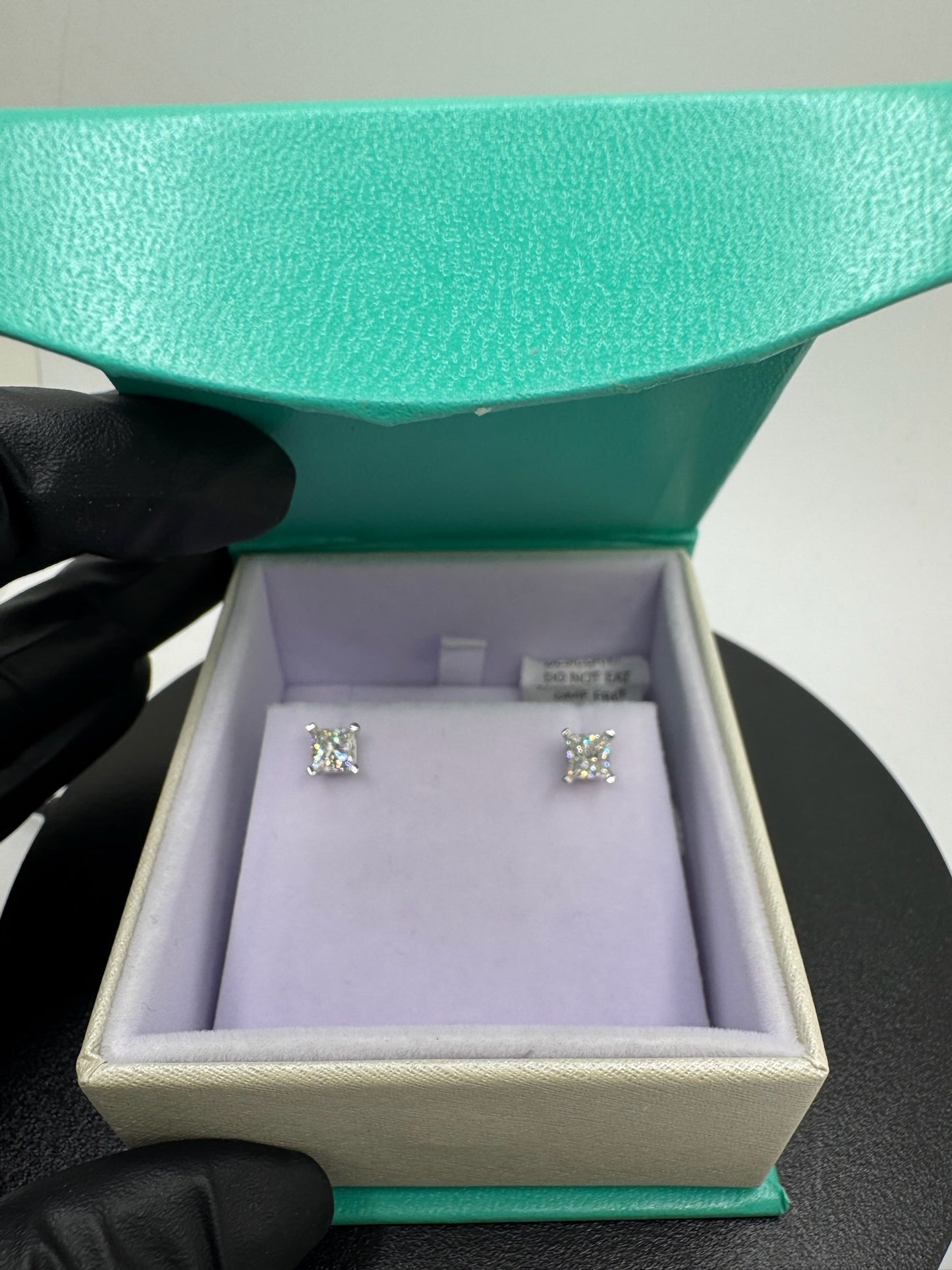 Princess Cut Studs